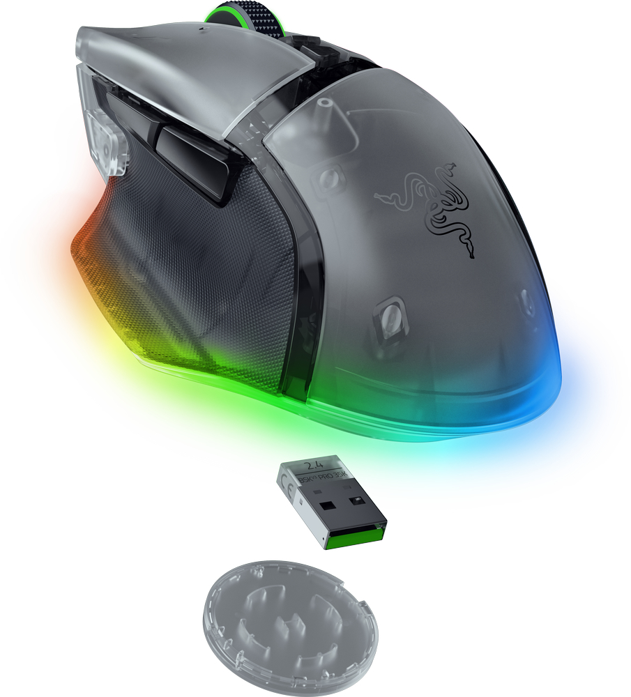 Ігрова миша Razer Basilisk V3 Pro 35K Phantom White (RZ01-05240400-R3G1)фото