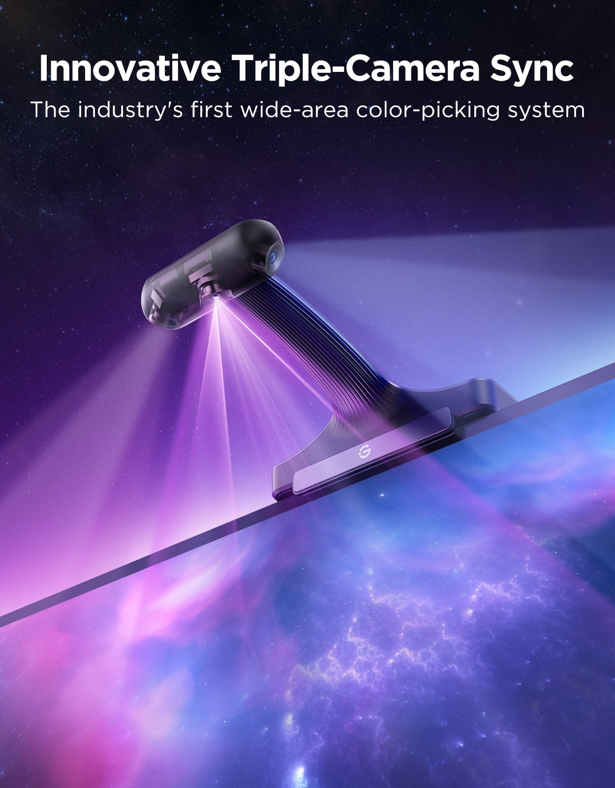 Набір адаптивного підсвічування Govee H66A0 TV Backlight 3 Pro 55-65', RGBIC (R2A80C11)фото