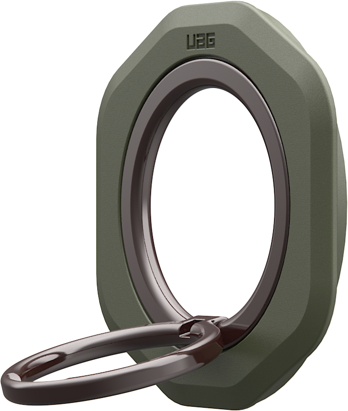 Магнитное кольцо-держатель UAG Magnetic Ring Stand LT, Olive (964452117272) фото 2