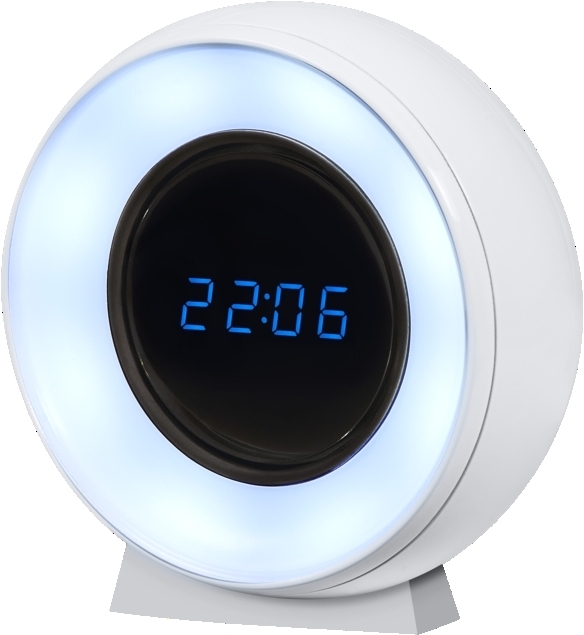 Світильник нічник з акумулятором OSRAM NIGHTLUX CLOCK 0.3Вт, 5Лм, білий (4099854530838)фото3