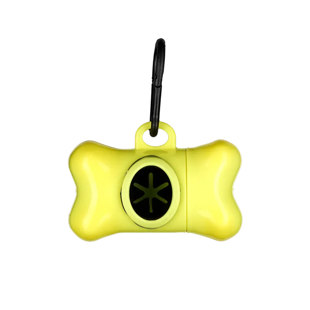 Диспенсер AnimAll MA6601 со сменными пакетами 1 рулон/15 штук желтый фото 3