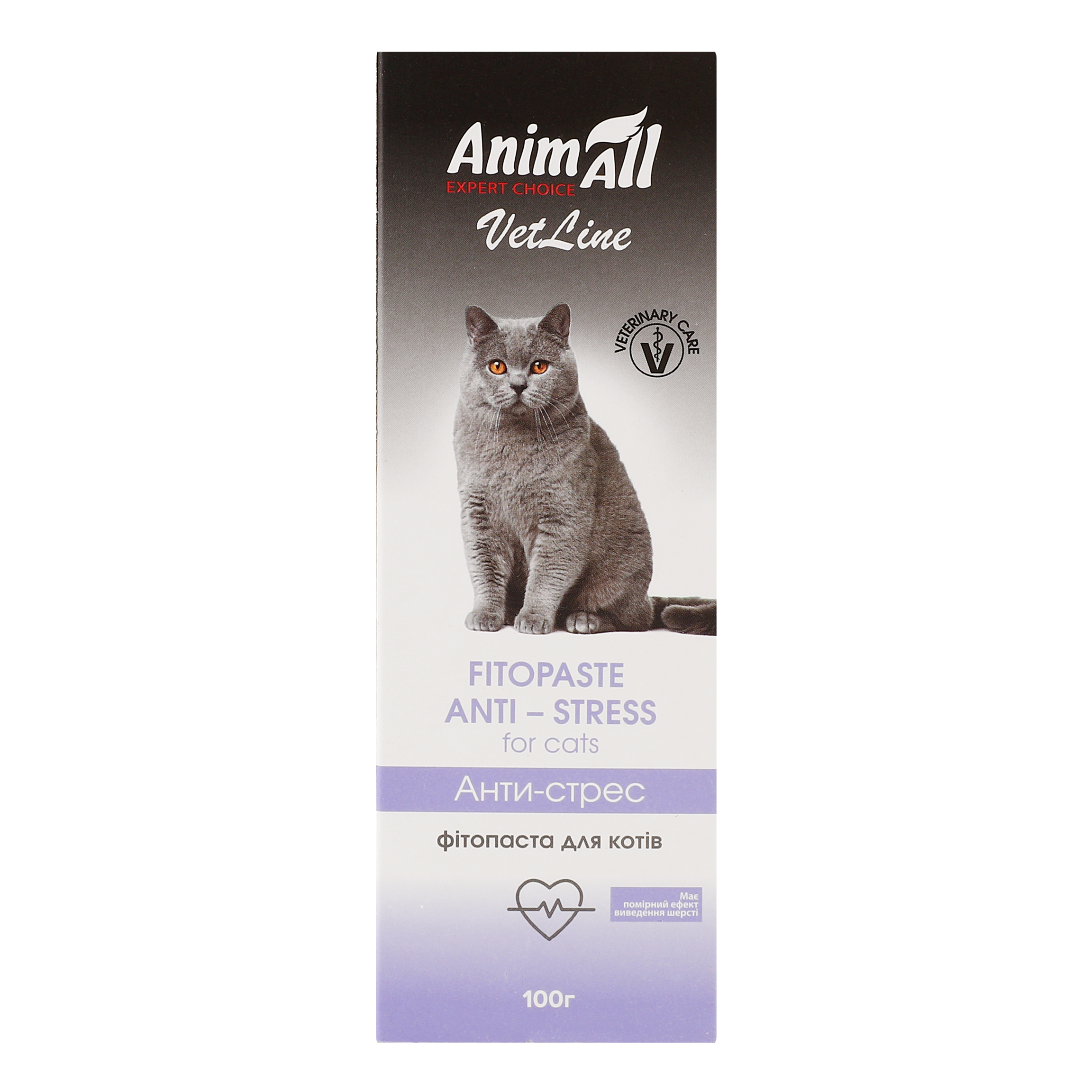 Фітопаста для котів AnimAll VetLine Fitopaste Anti-stress Анти-стрес 100 гфото2