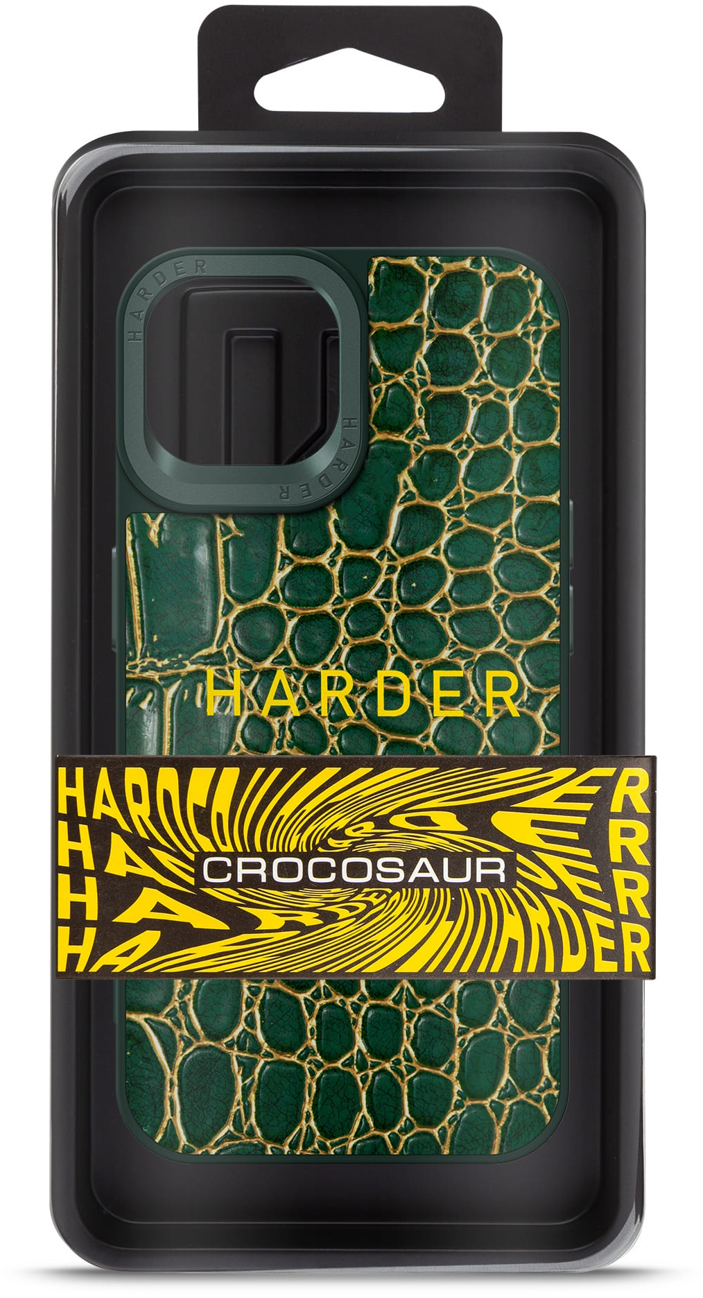 Чехол Harder Crocosaur для Apple iPhone 14 Green (ARM76714) фото 3