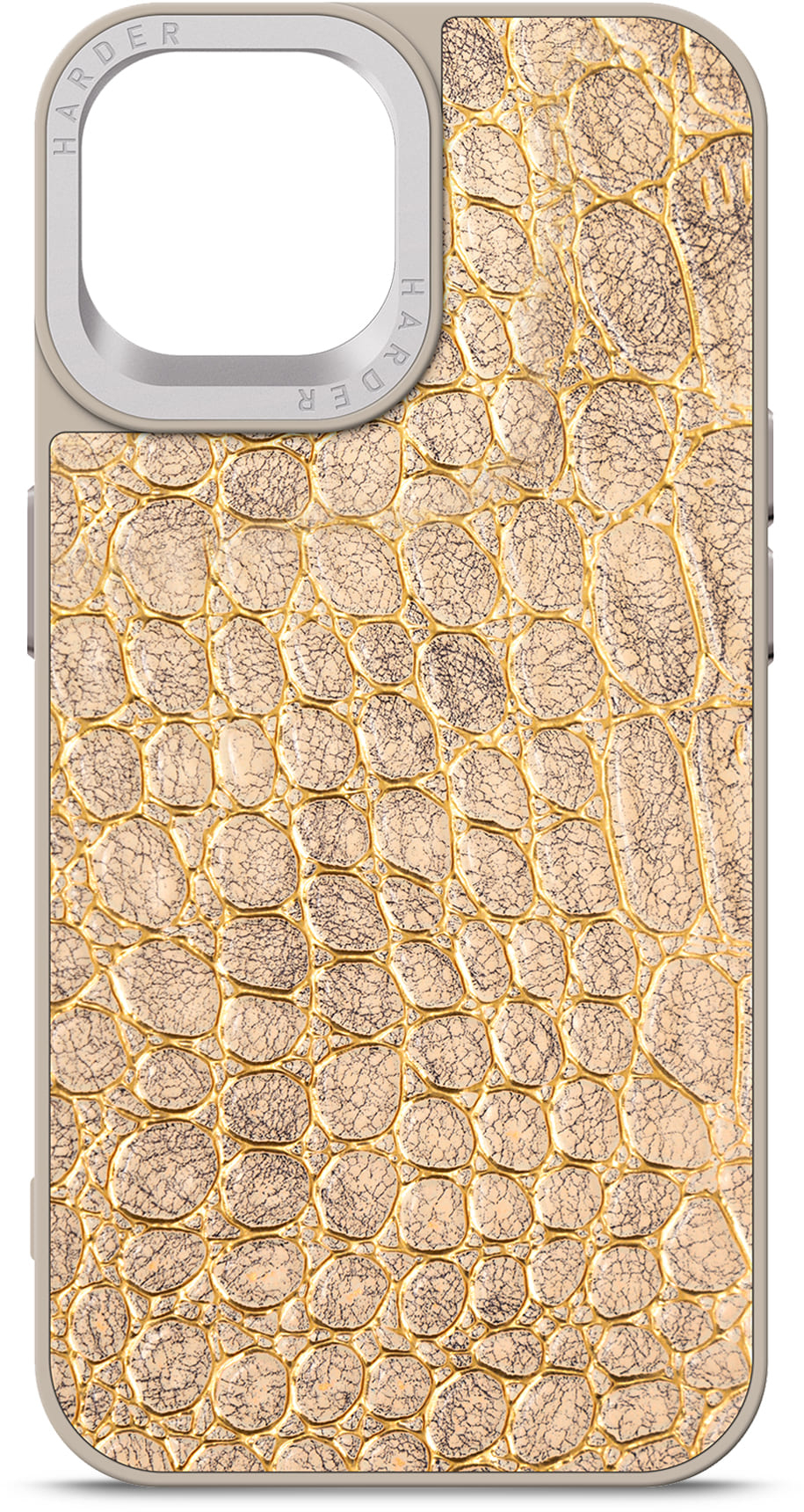 Чехол Harder Crocosaur для Apple iPhone 14 Titanium (ARM76717) фото 