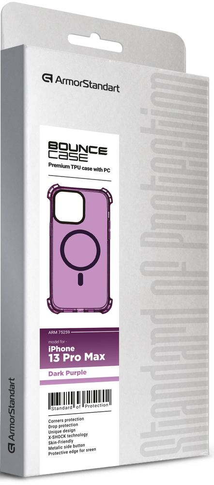 Чехол ArmorStandart Bounce для Apple iPhone 13 Pro Max Dark Purple (ARM75259) фото 3