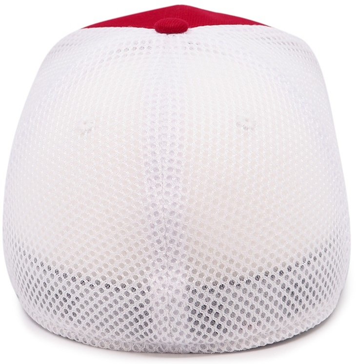 Кепка Cofee New Meshfit 4022-5 One Size красная/белая фото 