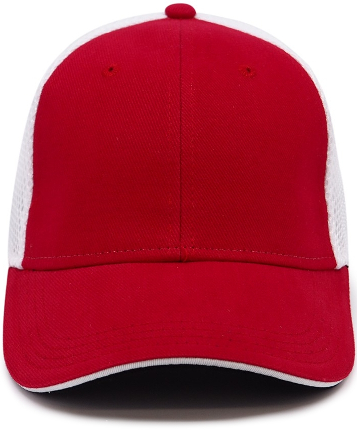 Кепка Cofee New Meshfit 4022-5 One Size красная/белая фото 