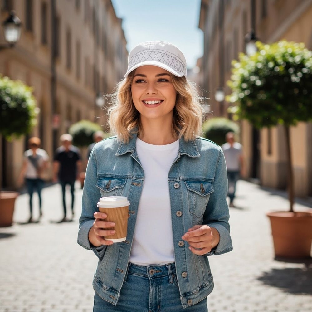 Кепка Cofee Army 4024-6 CO One Size белая фото 