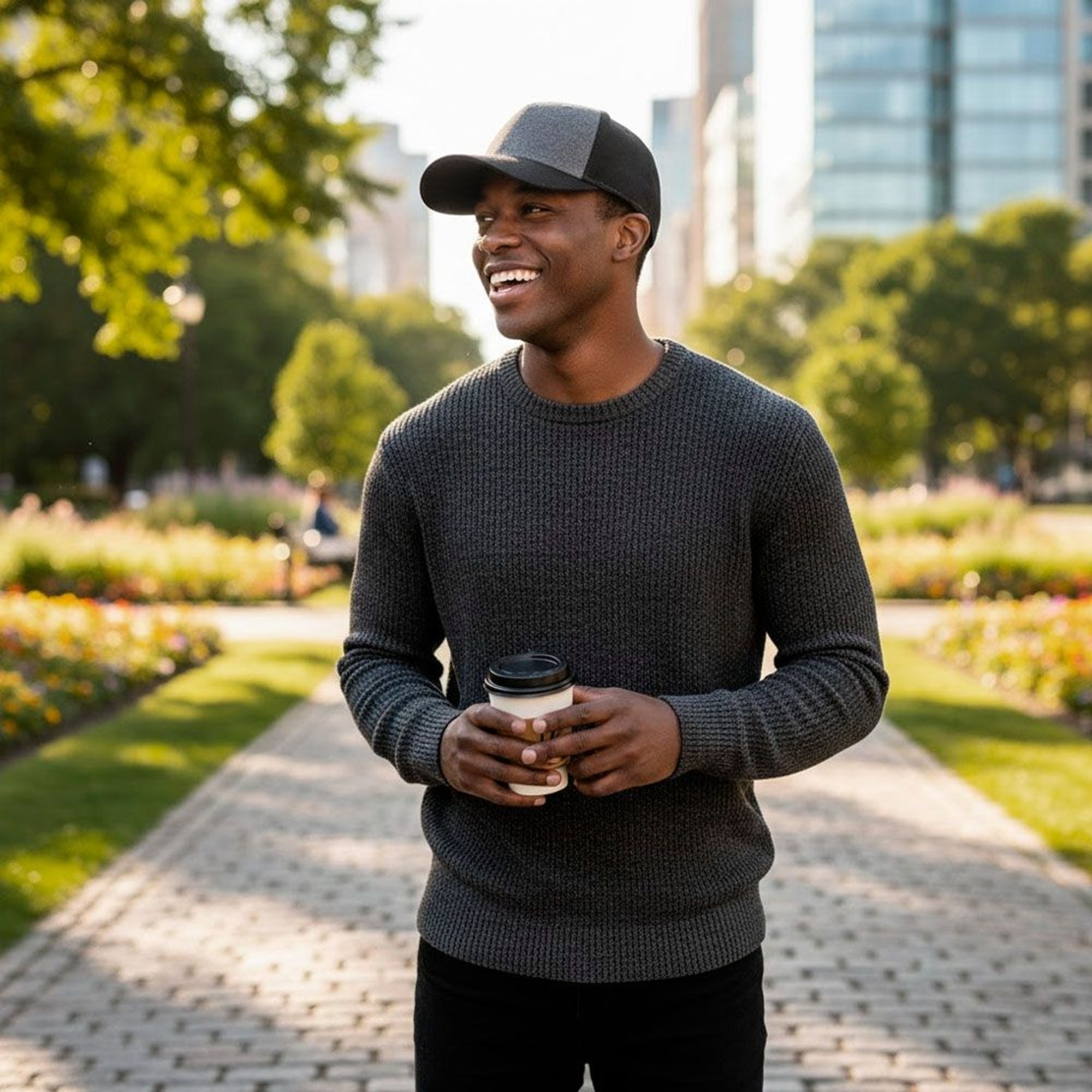 Кепка Cofee Ash Jersey 4027-3 One Size чорнафото