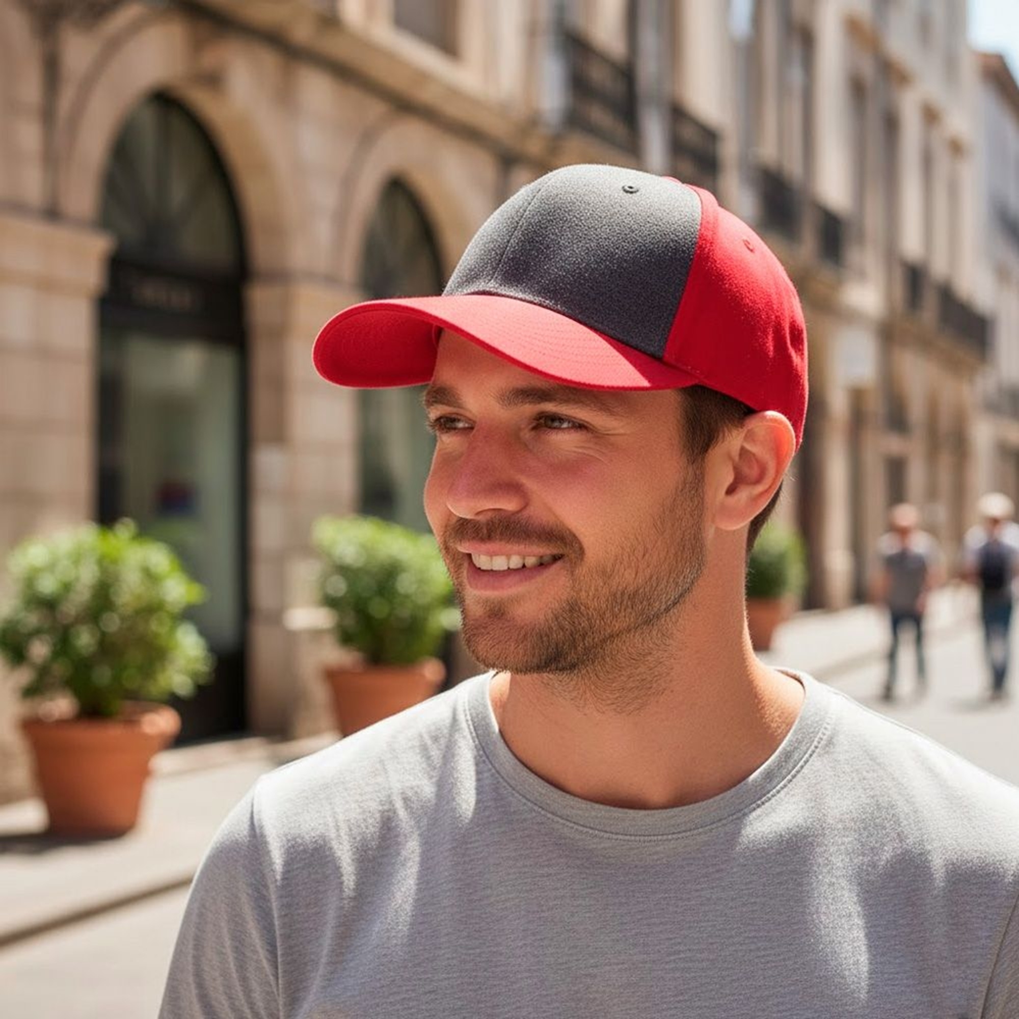 Кепка Cofee Ash Jersey 4027-5 One Size червонафото