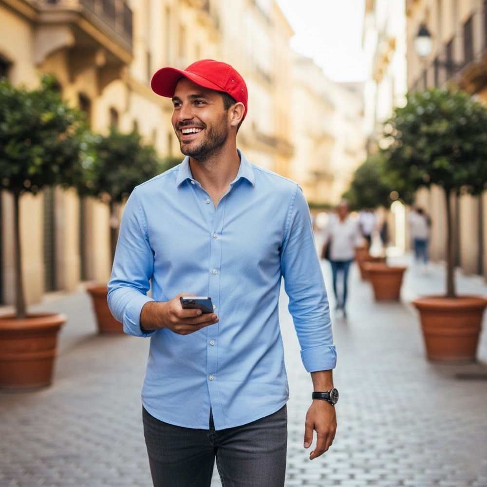 Кепка Cofee Squared 4033-5 CO One Size красная фото 