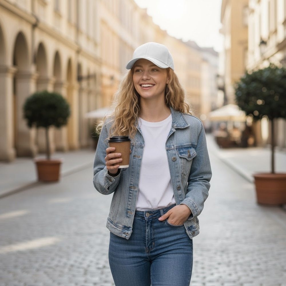 Кепка Cofee Squared 4033-6 CO One Size белая фото 