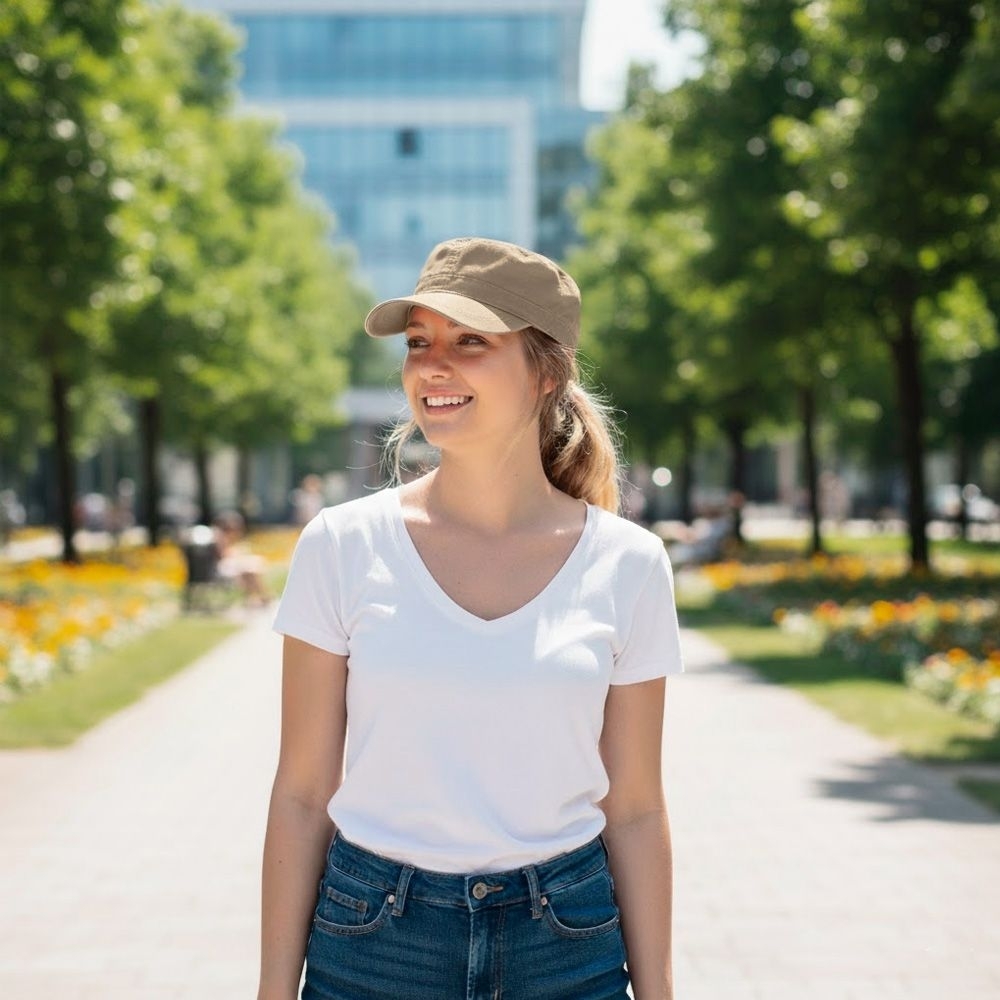 Кепка Cofee Military 4034-30 CO светло-коричневая фото 