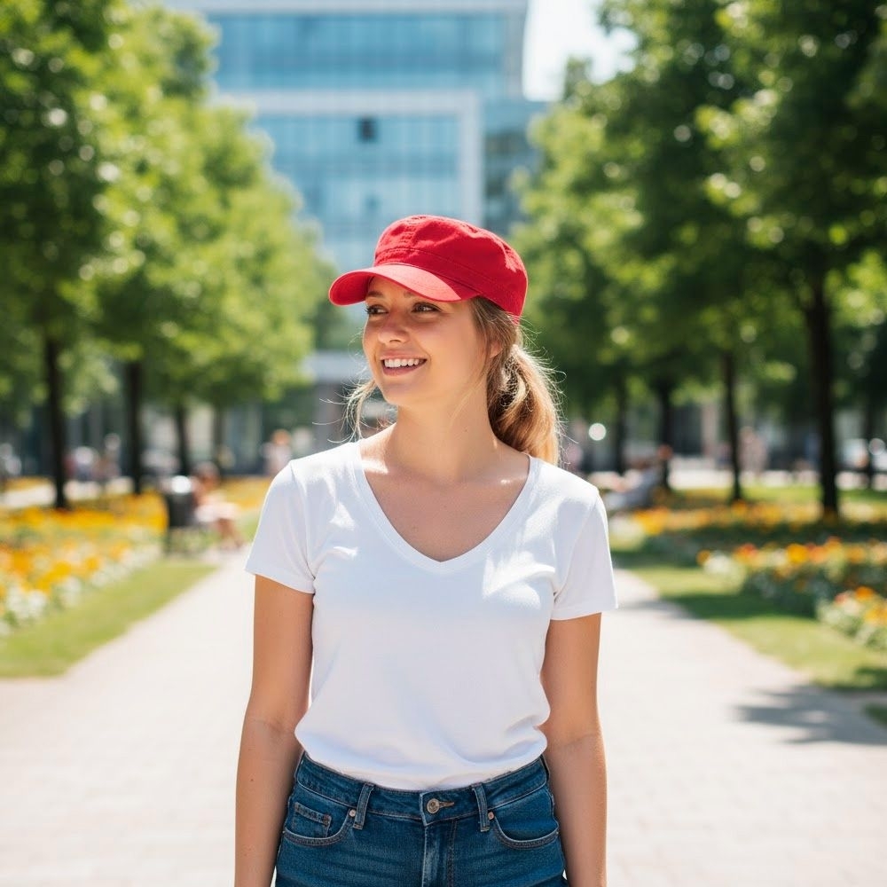 Кепка Cofee Military 4034-5 CO One Size красная фото 6