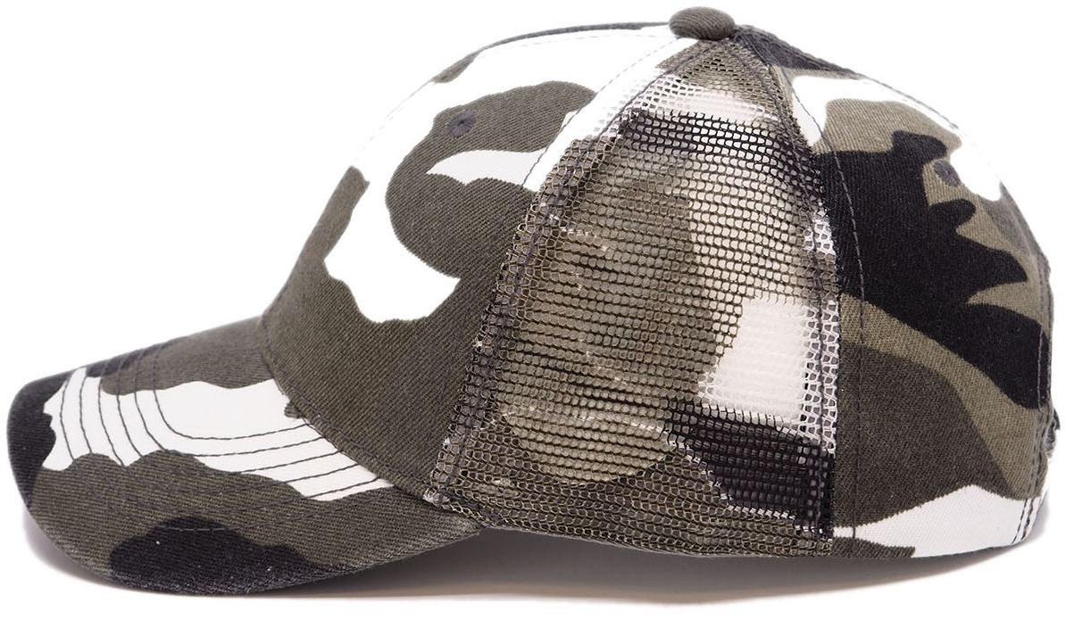 Кепка Cofee Army Mesh 4038-53 CO серая камуфляжная фото 