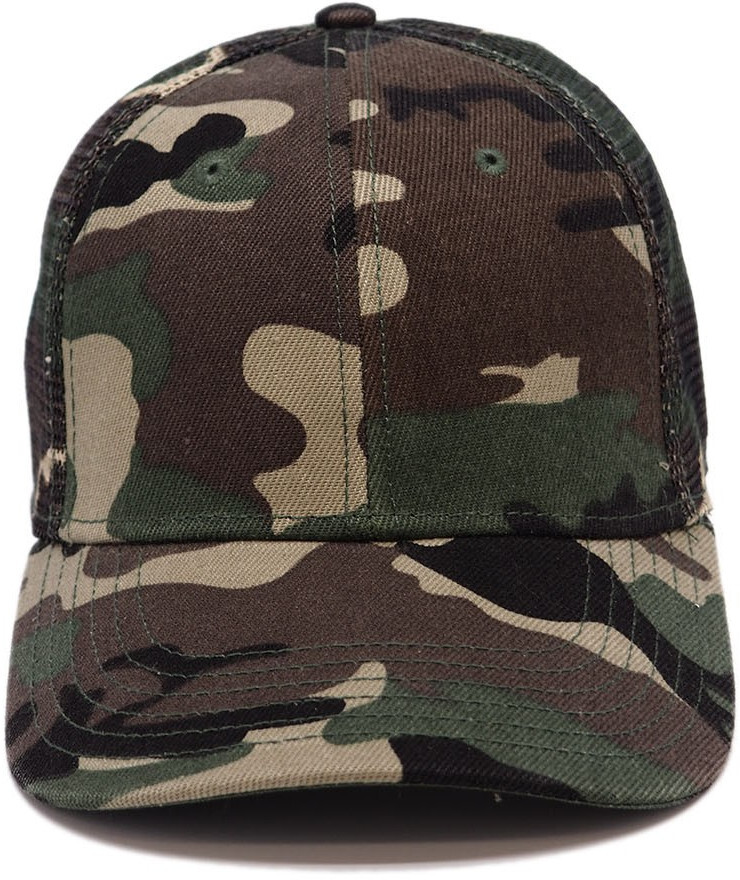 Кепка Cofee Army Mesh 4038-55 CO коричневая камуфляжная фото 