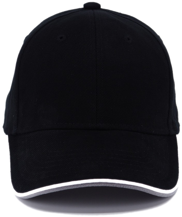 Кепка Cofee Piping 4044-3 CO One Size черная фото 