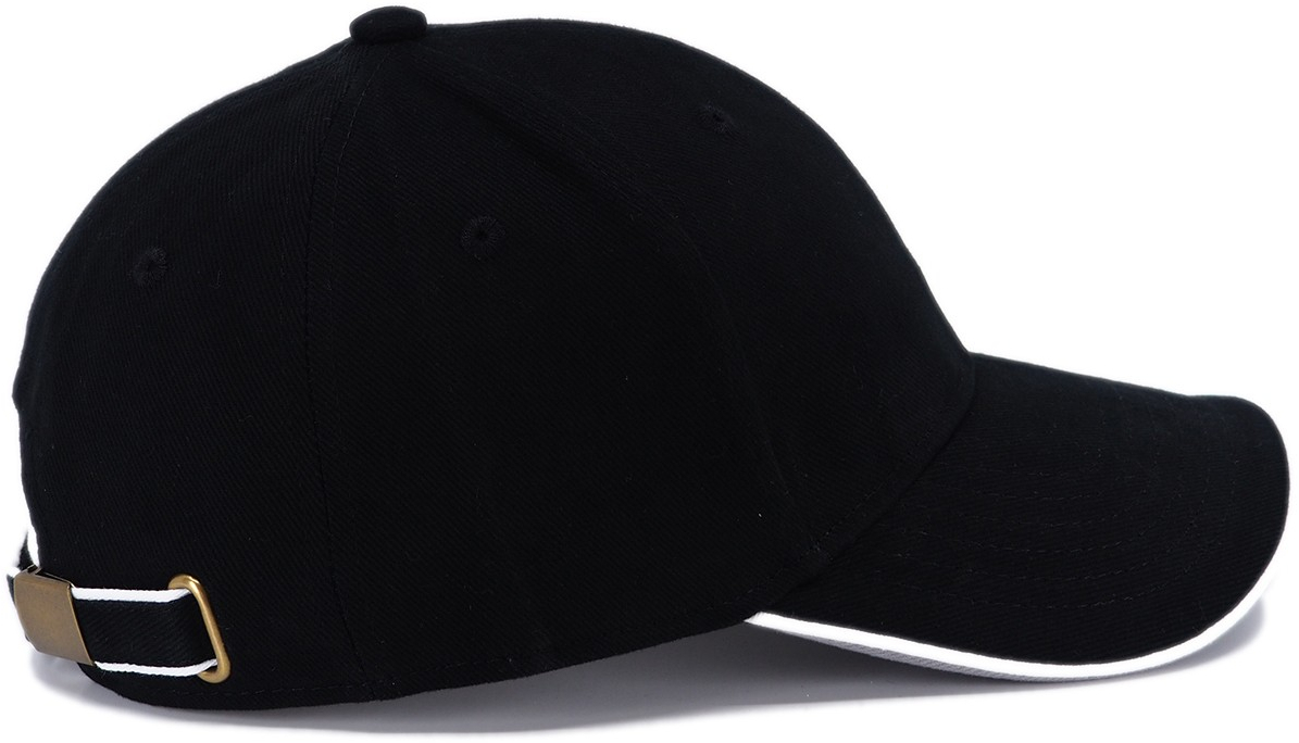 Кепка Cofee Piping 4044-3 CO One Size черная фото 