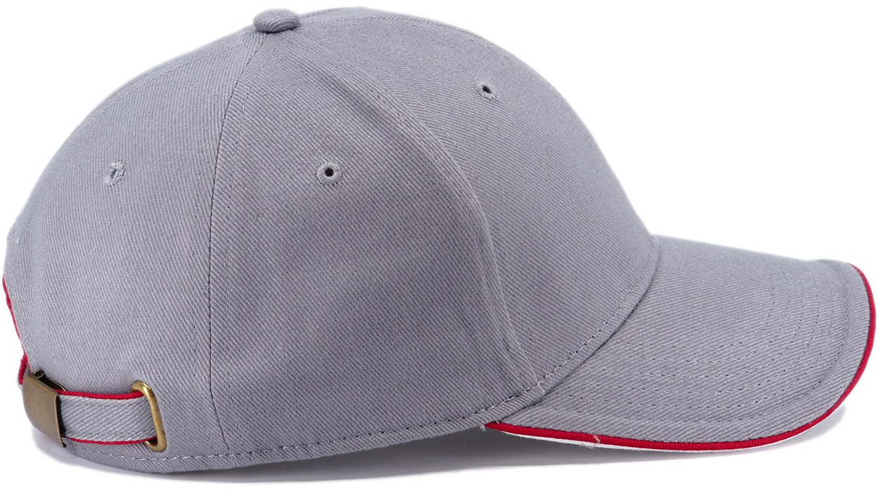 Кепка Cofee Piping 4044-7 CO One Size серая фото 