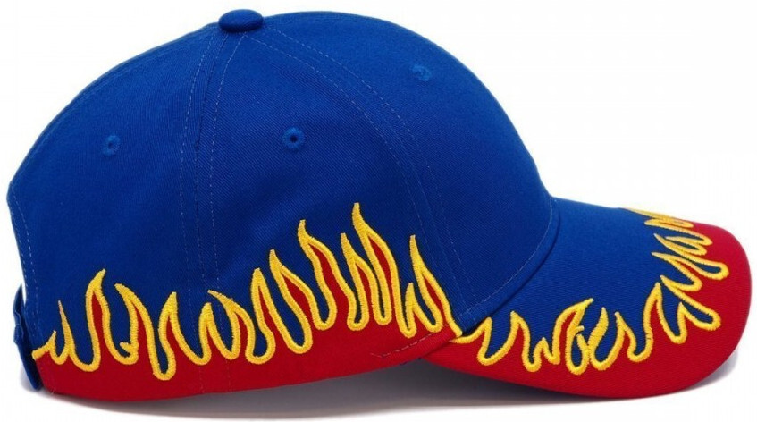 Кепка Cofee Flame 4056-4 CO One Size синяя/желтая/красная фото 