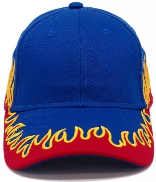 Кепка Cofee Flame 4056-4 CO One Size синяя/желтая/красная фото 