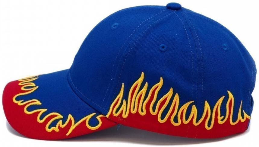 Кепка Cofee Flame 4056-4 CO One Size синяя/желтая/красная фото 