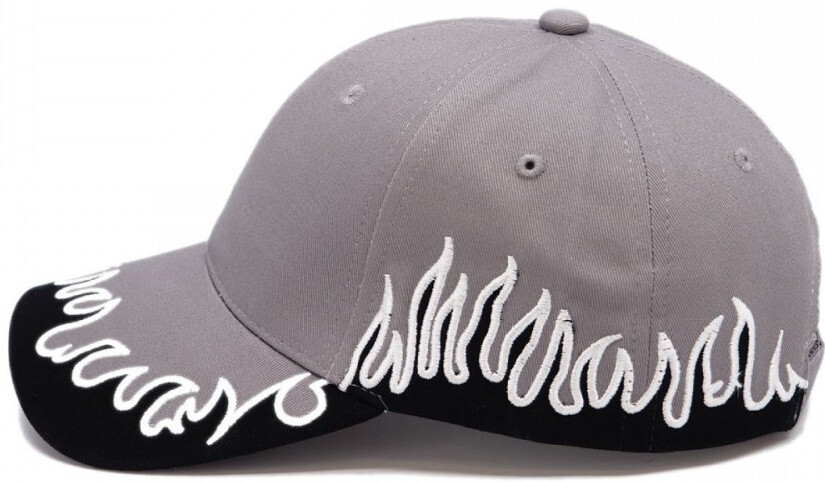 Кепка Cofee Flame 4056-7 CO One Size серая/белая/черная фото 