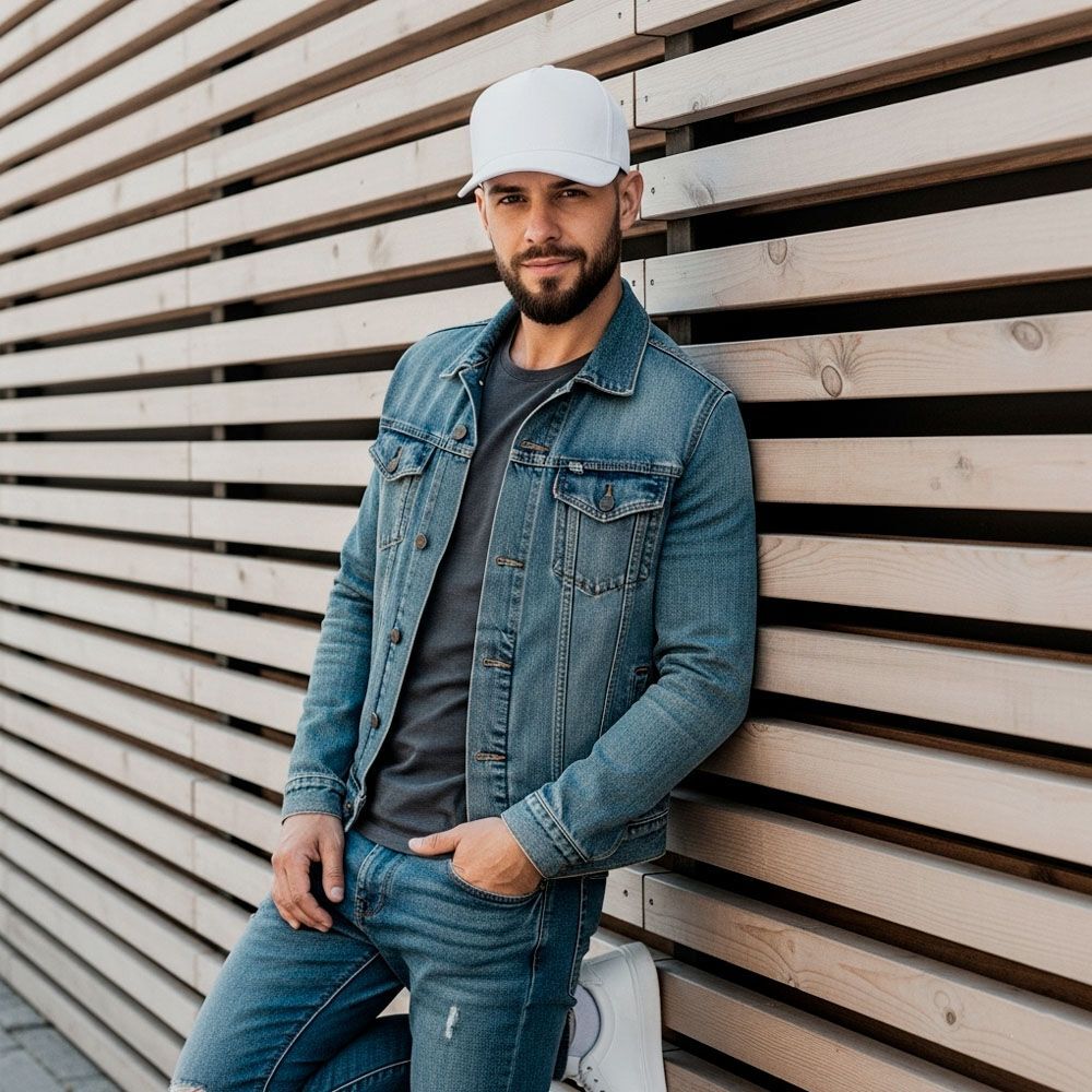 Кепка NikiBo Push 20010301-08 One Size белая фото 6