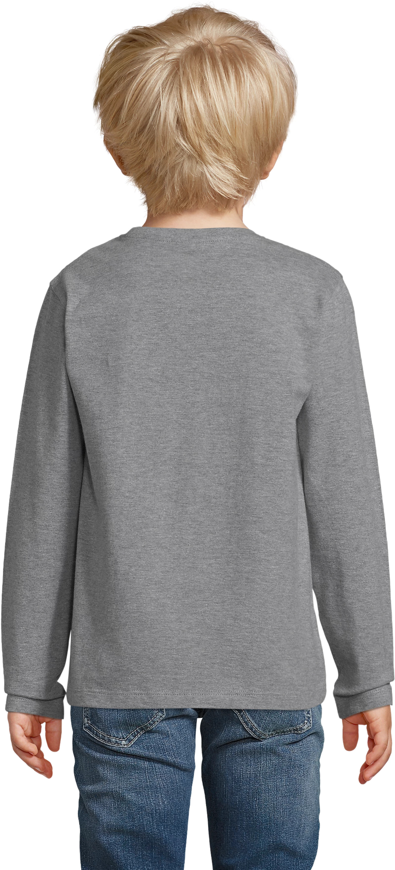 Лонгслів бавовняний дитячий Sol’s Imperial Lsl Kids 0294735004A 4-5р сірийфото2