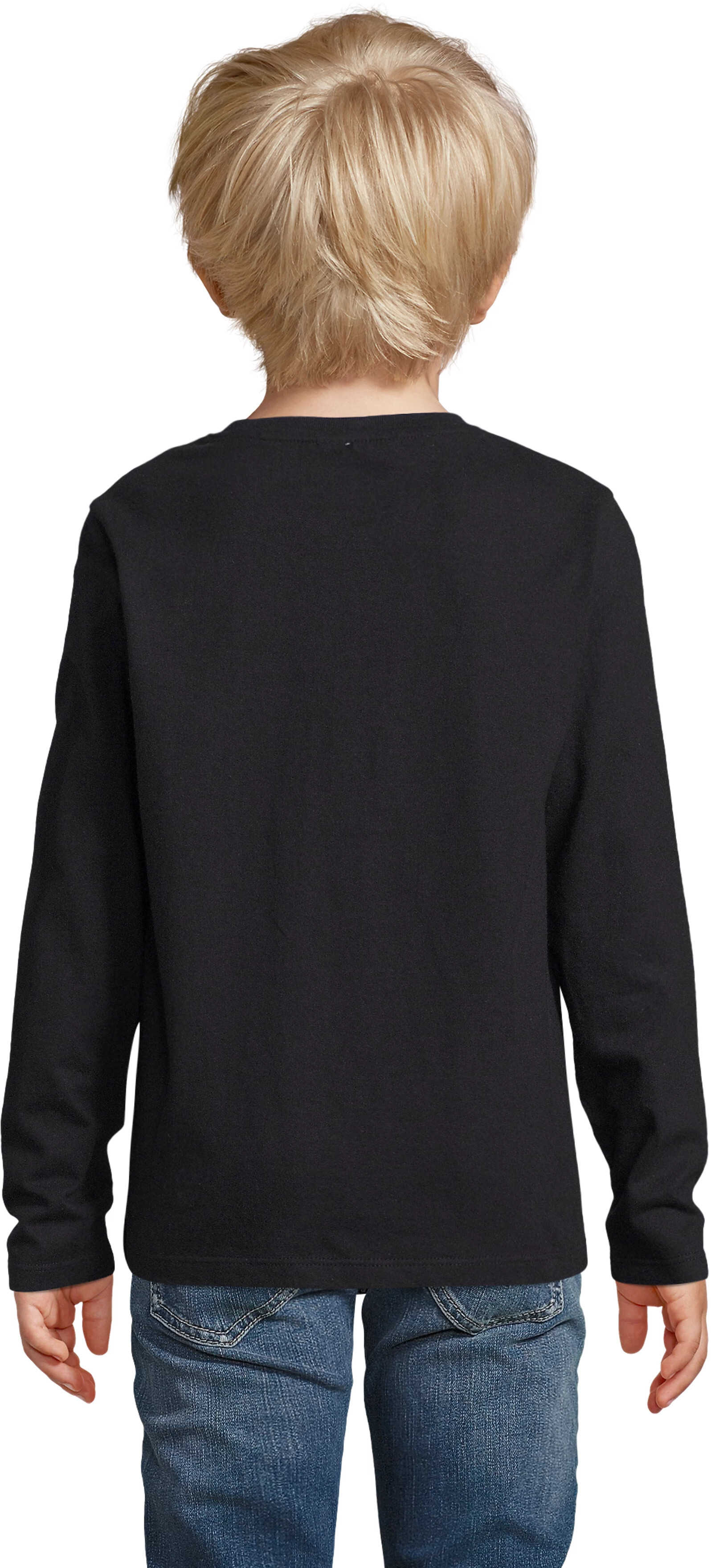 Лонгслів бавовняний дитячий Sol’s Imperial Lsl Kids 0294730906A 6-7р чорнийфото2