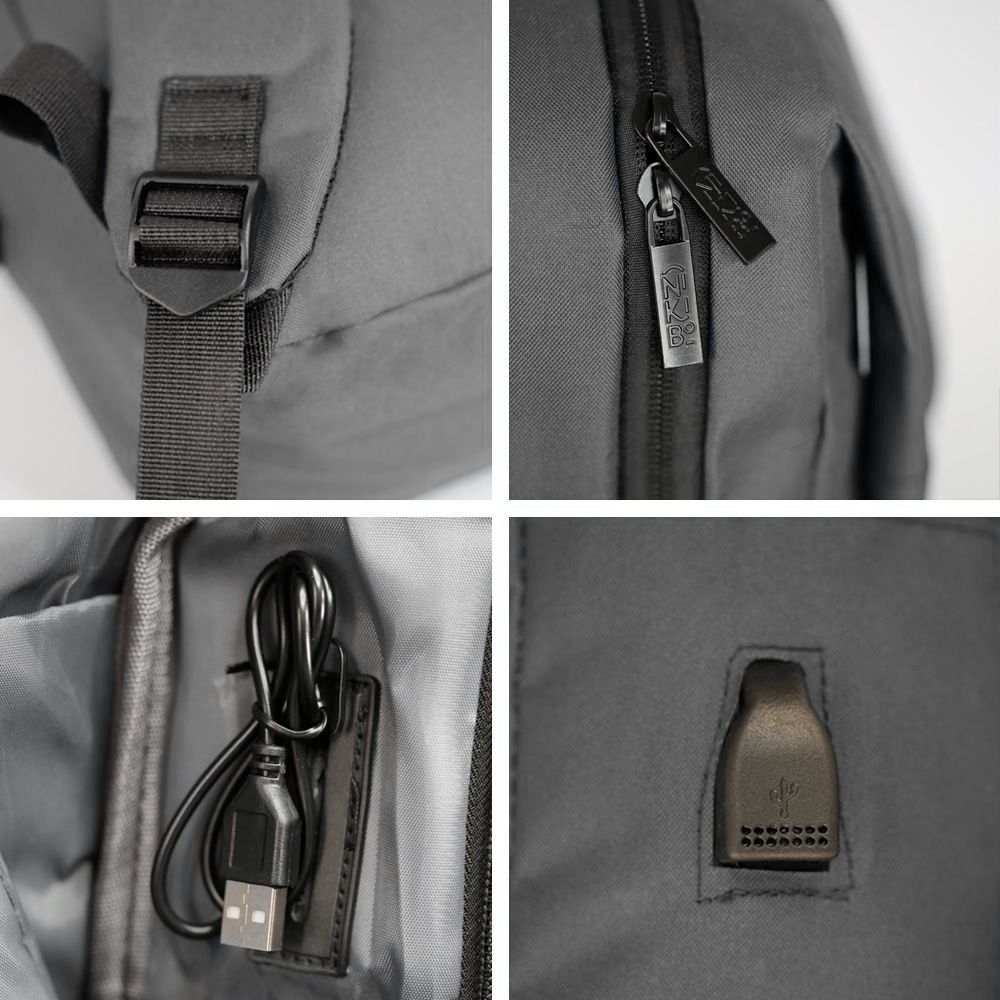 Рюкзак NikiBo Classic 14L 30010105-07 сірийфото8