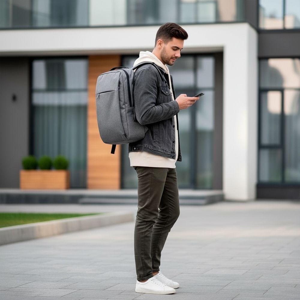 Рюкзак NikiBo Classic 14L 30010105-07 сірийфото10