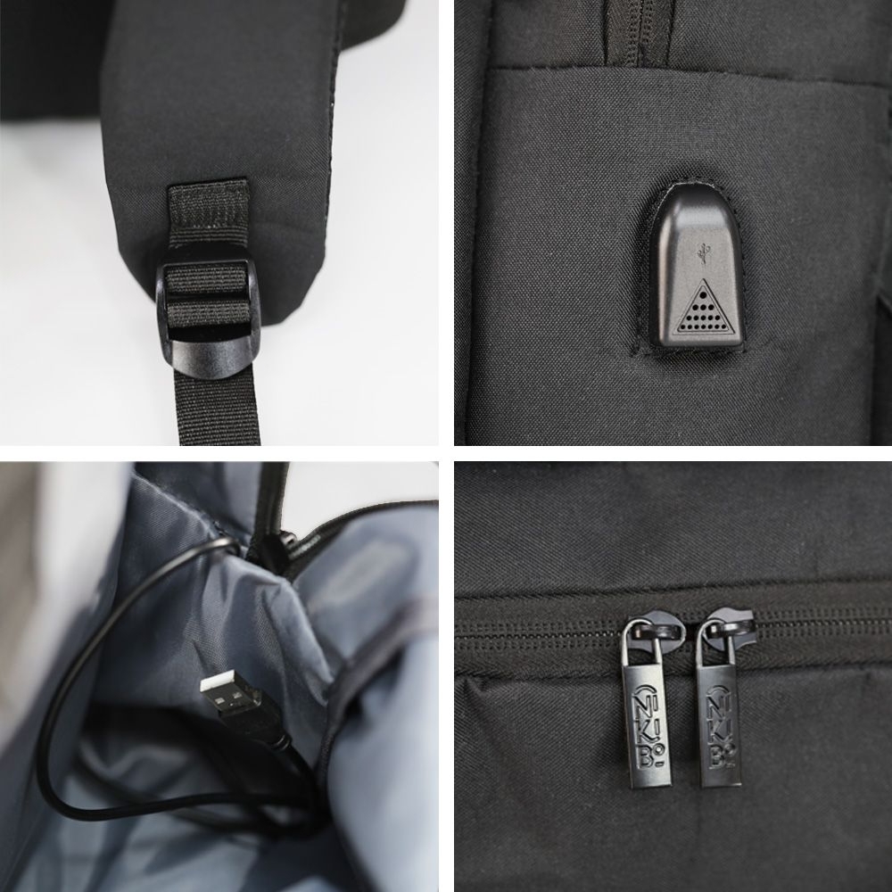 Рюкзак NikiBo Lite 15L 30010205-01 чорнийфото
