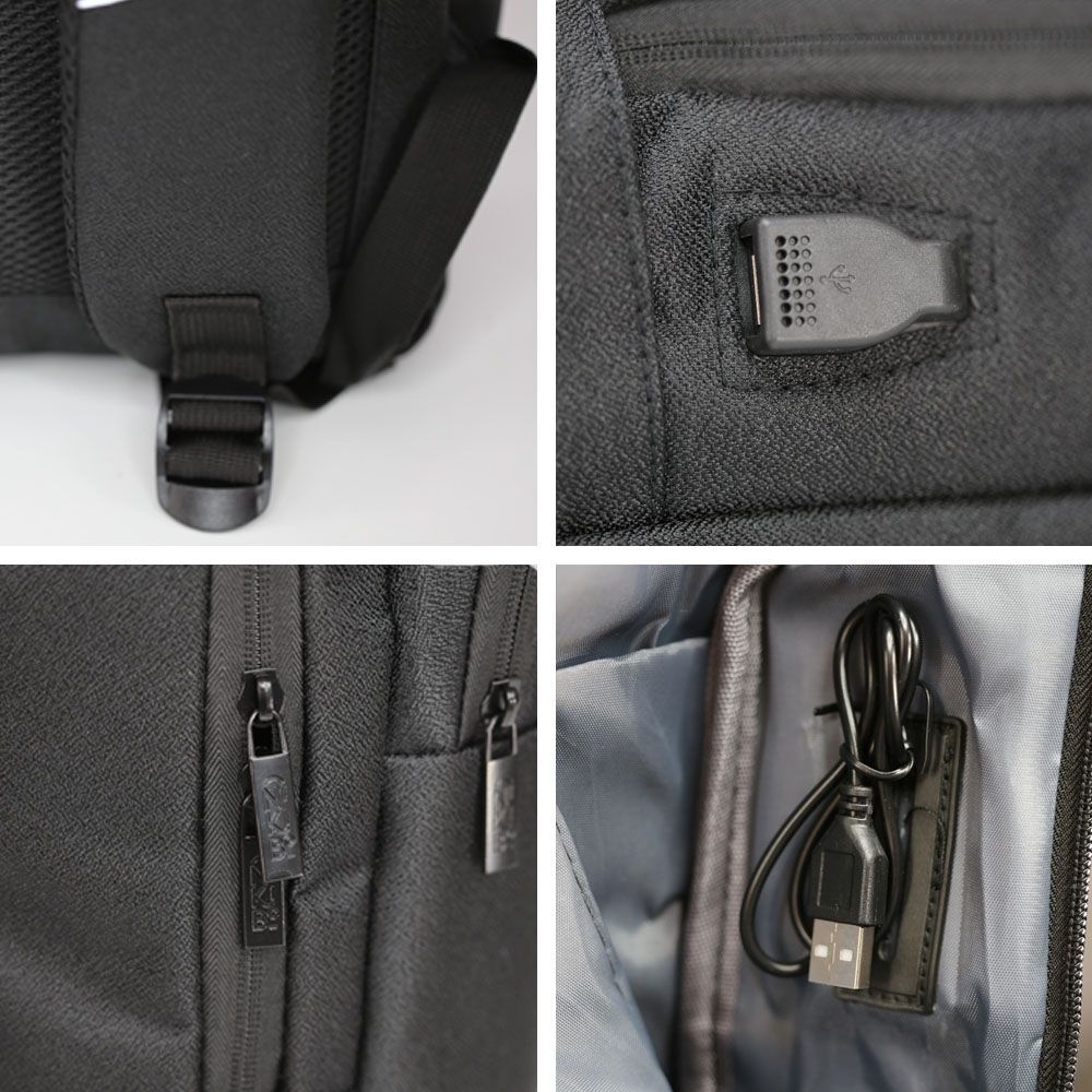 Рюкзак NikiBo Sleek 15L 30010805-01 чорнийфото4