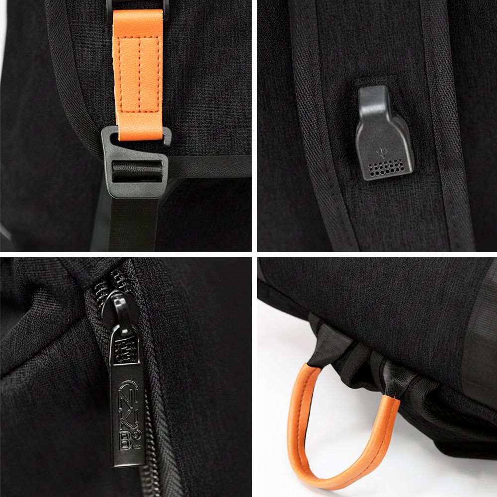 Рюкзак NikiBo Metro 30010905-01 чорнийфото7