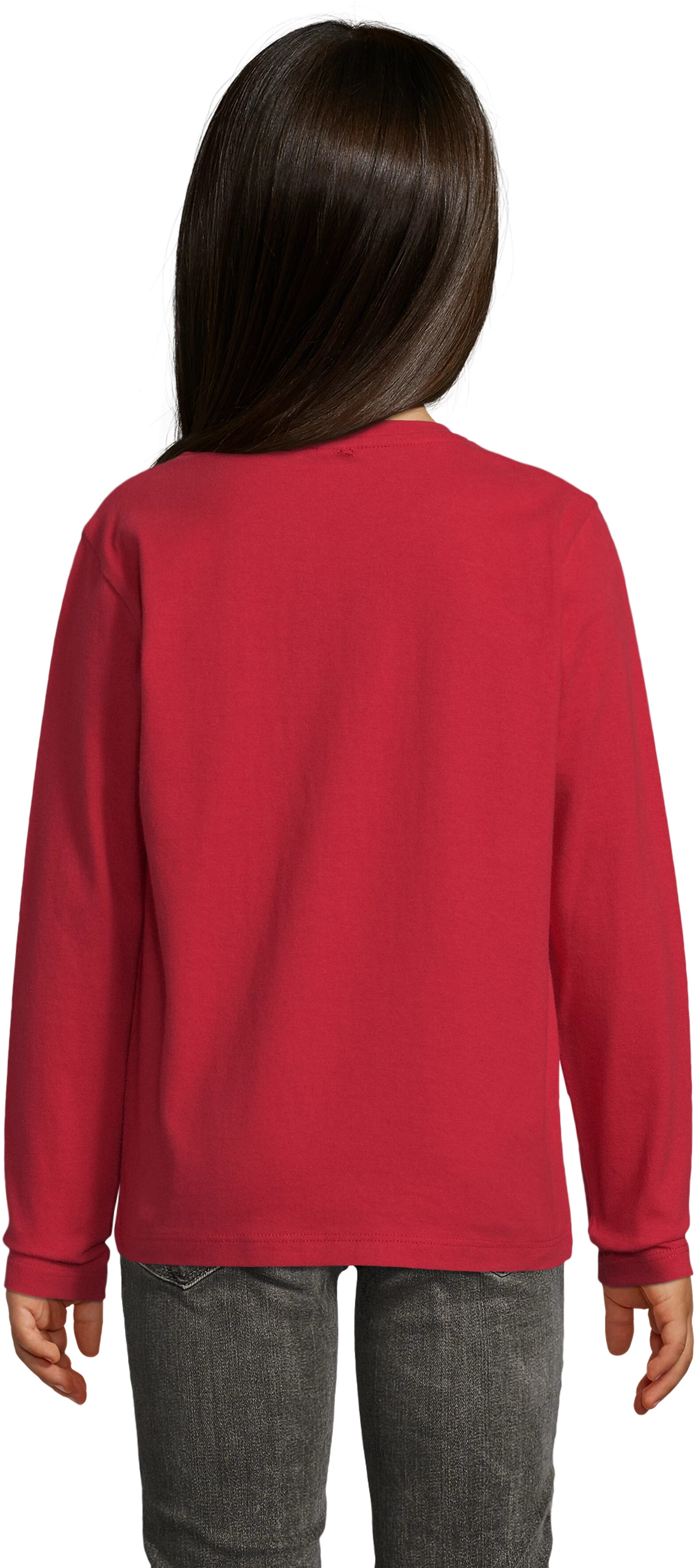 Лонгслів бавовняний дитячий Sol’s Imperial Lsl Kids 0294714504A 4-5р червонийфото2