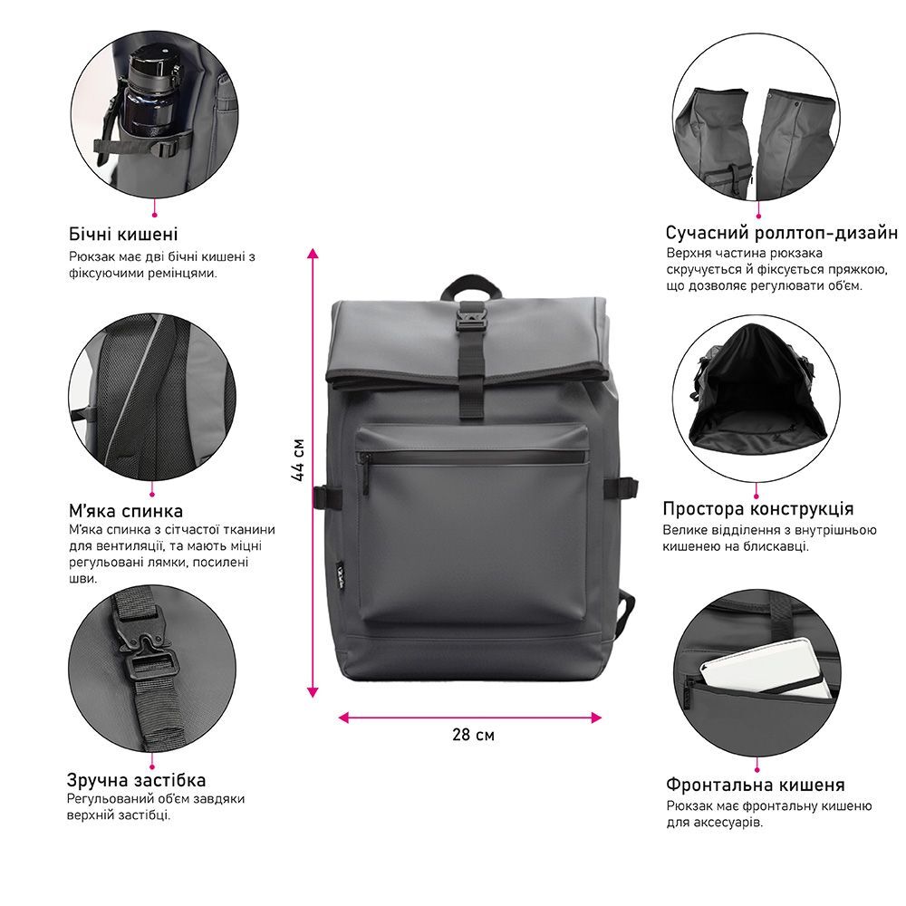 Рюкзак NikiBo Trekker 30011105-44 темно-синійфото8