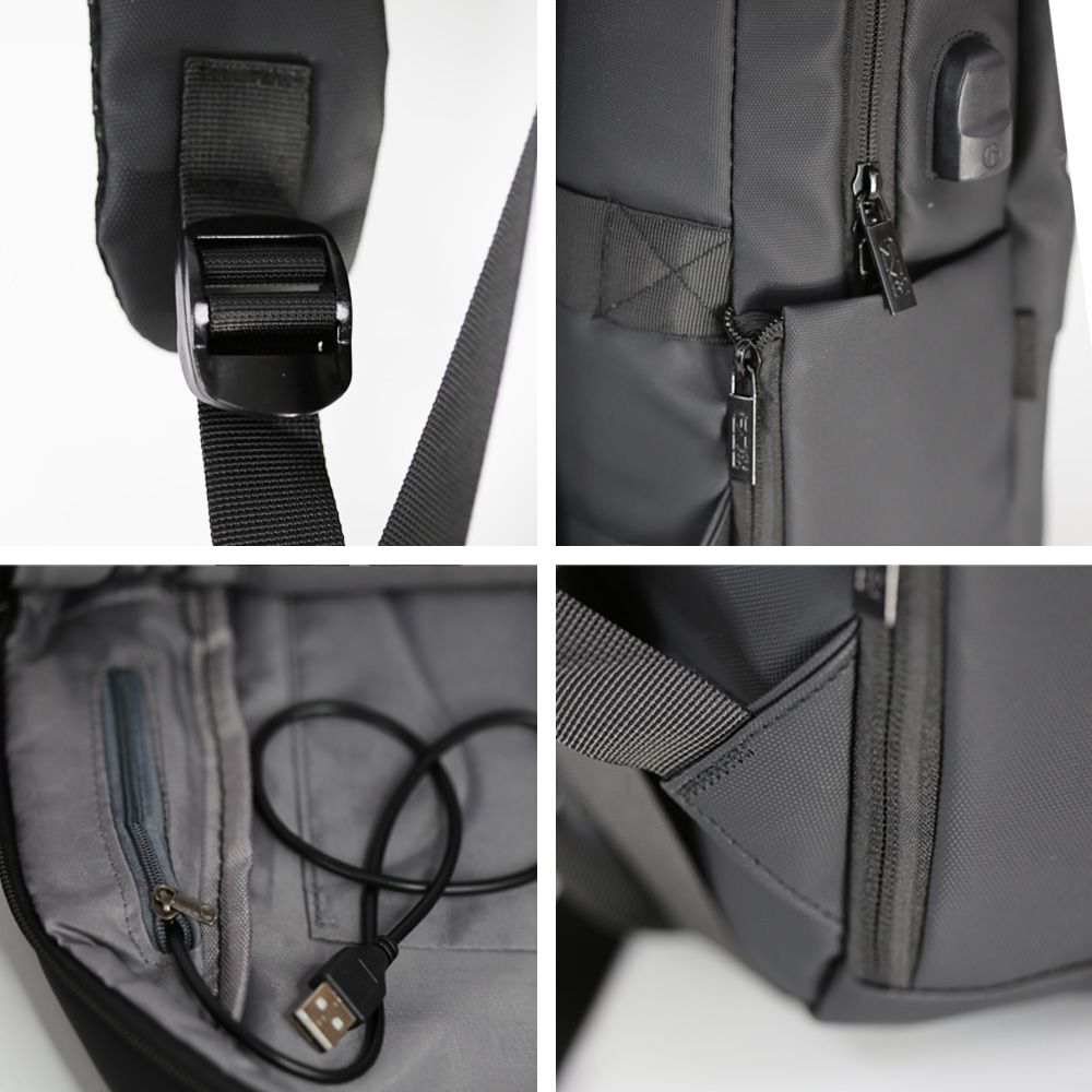 Рюкзак NikiBo Quest 16L 30011705-01 чорнийфото6