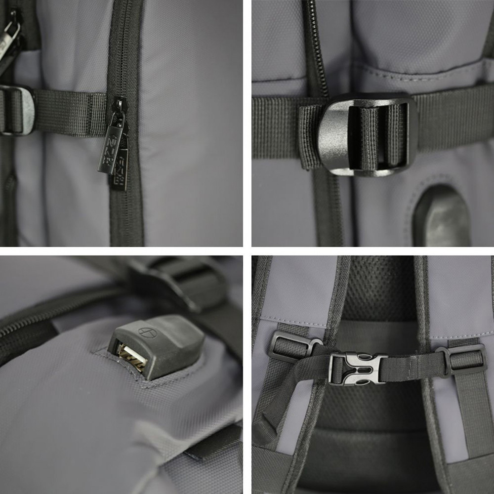 Рюкзак NikiBo Journey 20-30L 30012505-07 сірийфото8