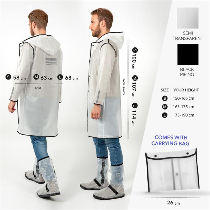 Дощовик Perletti City 14210001 L прозорийфото