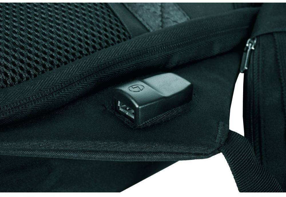 Рюкзак с функцією захисту від крадіжки Schwarzwolf Mareb F3517900AJ3 чорнийфото4