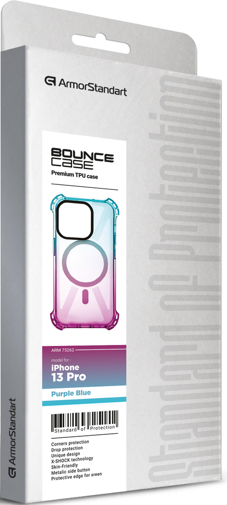 Чехол ArmorStandart Bounce для Apple iPhone 13 Pro Purple Blue (ARM75262) фото 3
