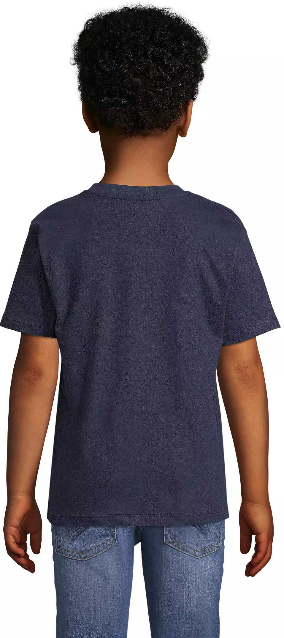 Футболка бавовняна дитяча Sol’s Imperial Kids 10-11р темно-синяфото2