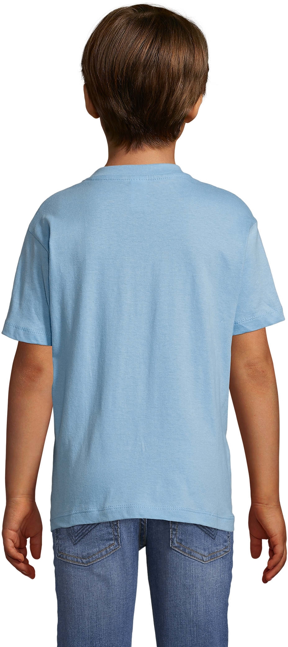 Футболка бавовняна дитяча Regent Kids 4-5р блакитнафото2