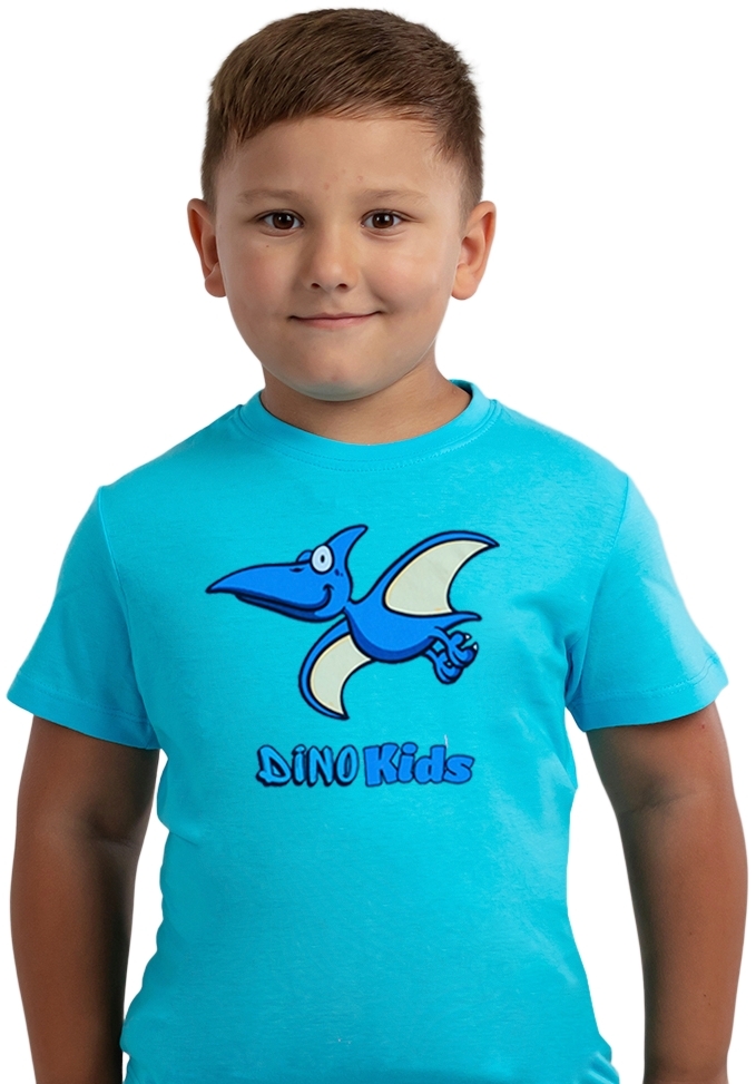 Футболка бавовняна дитяча Regent Kids 4-5р бірюзовафото4