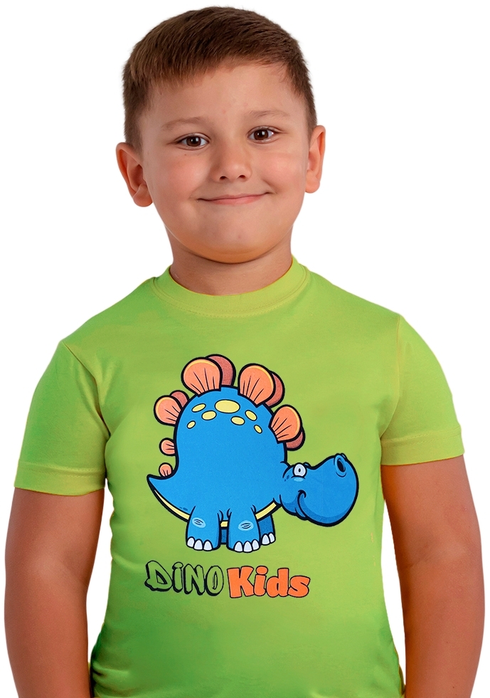 Футболка бавовняна дитяча Cherry 2-3р зеленафото4