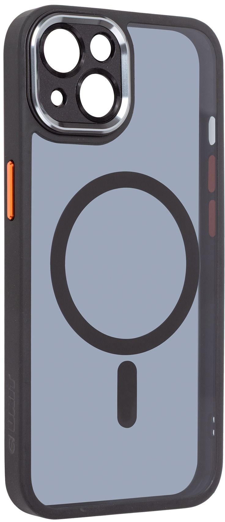 Чохол ArmorStandart Unit MagSafe SE для Apple iPhone 13 Black Orange (ARM75368)фото