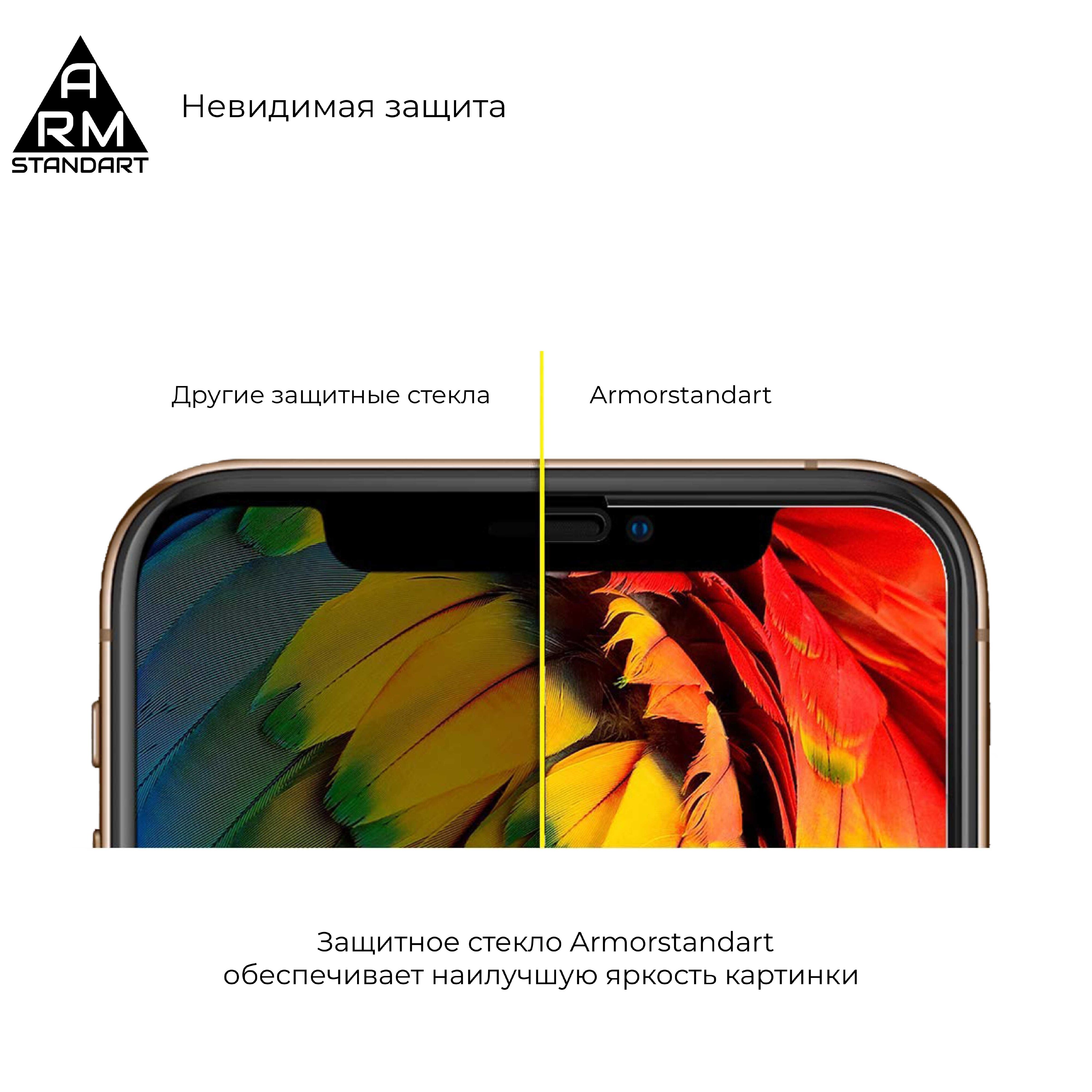 Защитное стекло ArmorStandart Full Glue для iPhone 12 Pro Max Black (ARM57550) фото 
