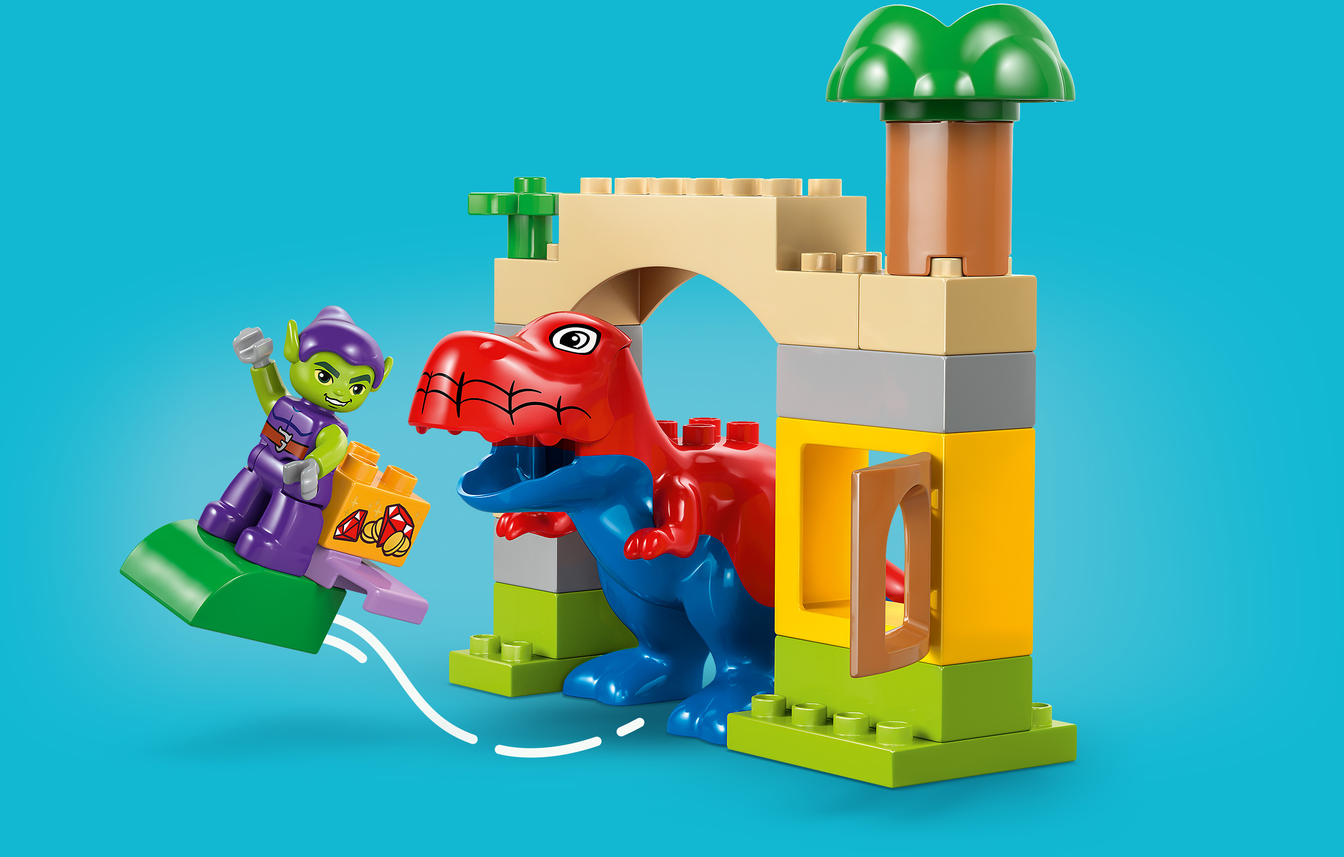 LEGO 10463 DUPLO Disney Динозавр Spidey-Rex против Зеленого Гоблина фото 12