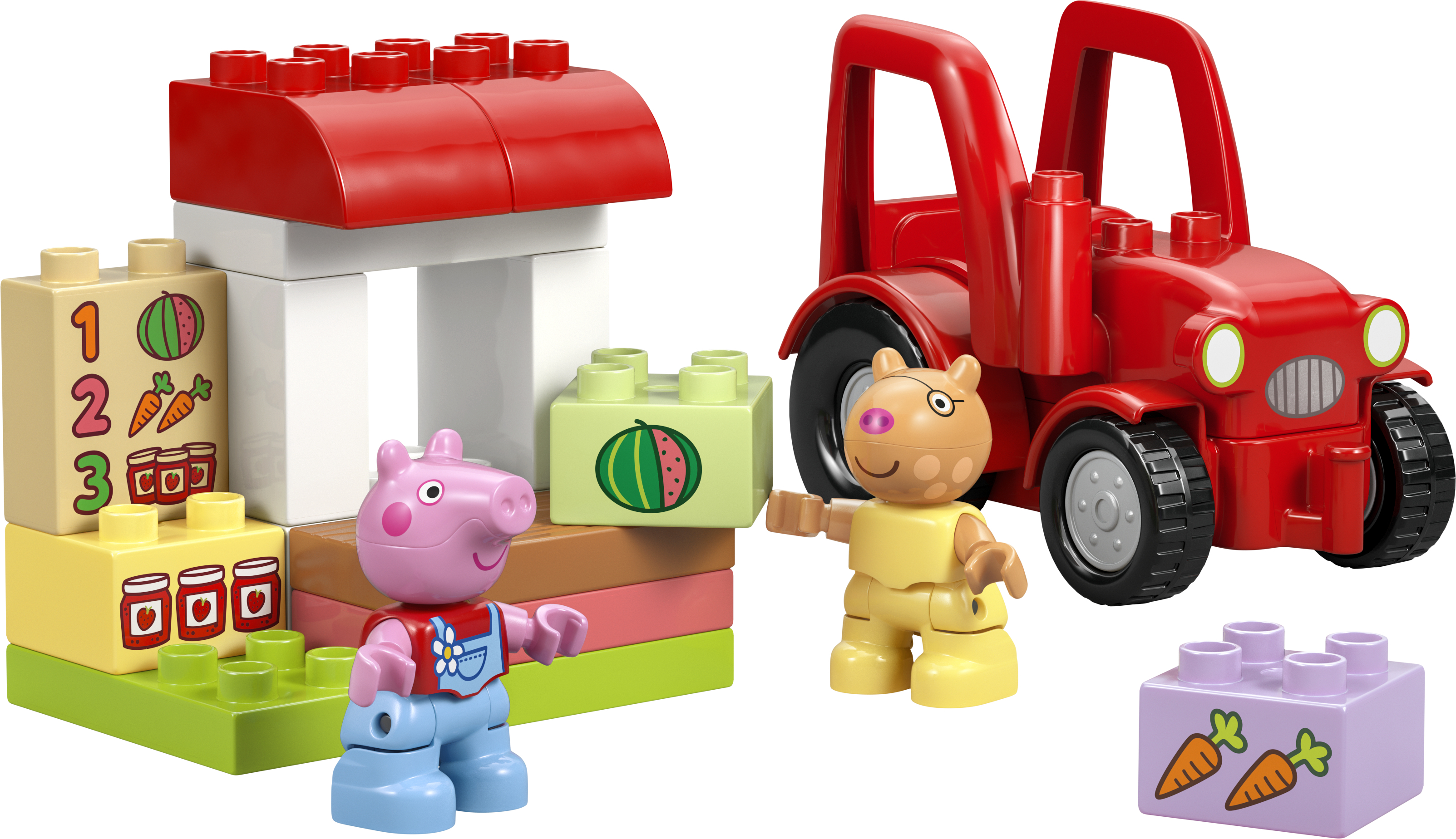 LEGO 10468 DUPLO Peppa Pig Трактор и рынок фото 2